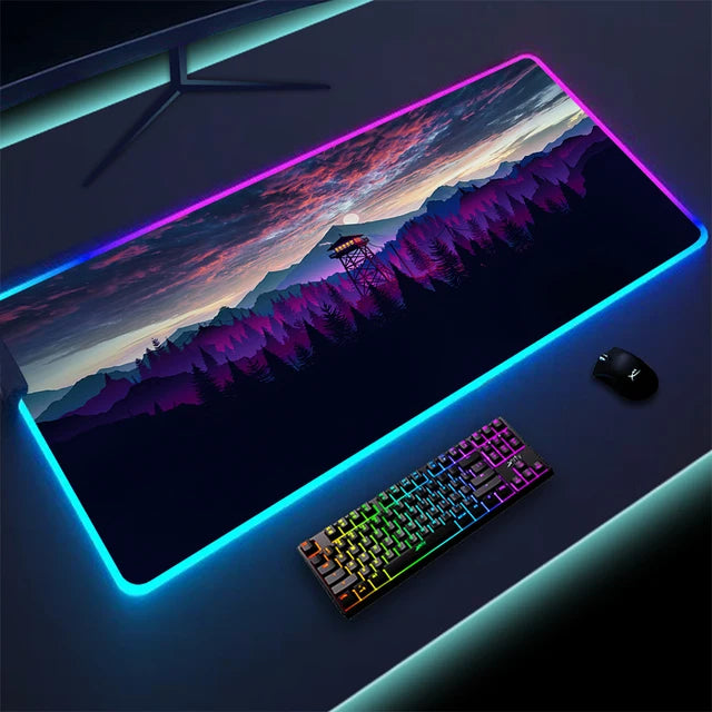 Luminous LED Lighting Mouse Pad