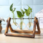 Wood Vase Planter Table Desktop